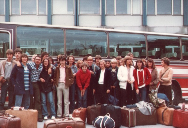 Klassenfahrt Erkunde-Leistungskurs 1981 nach England